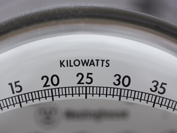 Kilowatts gauge